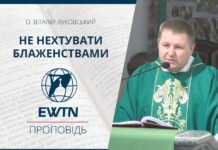 Не нехтувати блаженствами. Проповідь о. Віталія Луковського