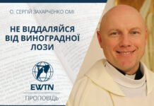 Не віддаляйся від виноградної лози. Проповідь о. Сергія Захарченка ОМІ.