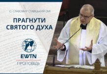 Прагнути Святого Духа. Проповідь о. Славомира Ставицького ОМІ.