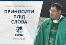 Приносити плід слова. Проповідь о. Павла Вишковського ОМІ